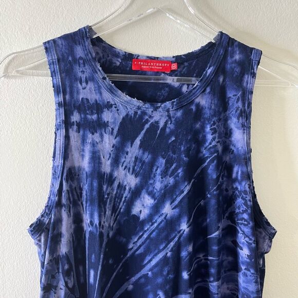 Anthropologie N:PHILANTHROPY LORI TIE DYE DRESS BLUE Medium - Picture 5 of 13